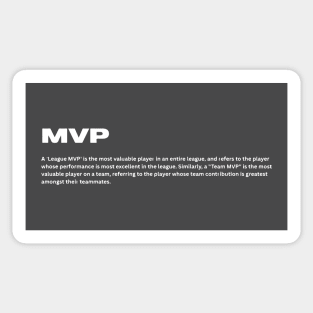 mvp Sticker